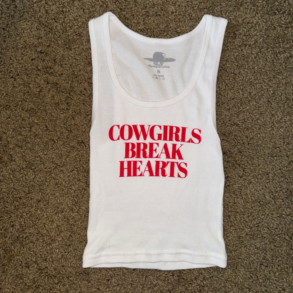 Sheisgracielou Cowgirls break hearts tank